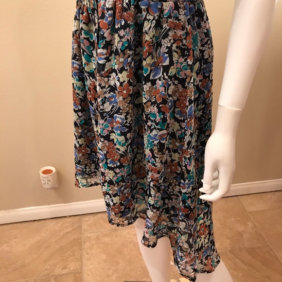 Cotton On Sleeveless Floral Dress High Low Hemline - Picture 13 of 15